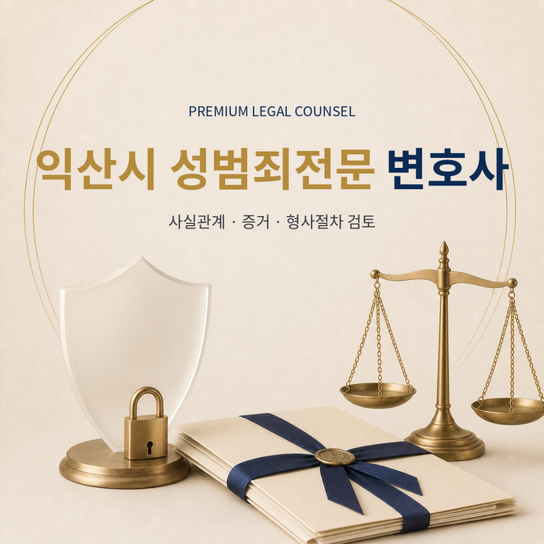 익산시 성범죄전문 변호사